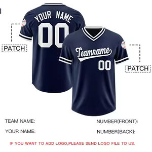 Seragam Baseball Pria, Seragam Softball Remaja, Bordir Sublimasi, Logo Jahit, Nama Tim, Jersey Lembut - Product Image 6