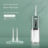 Irrigador Dental Eléctrico Portátil, Juego de Cepillos de Dientes Inteligentes para el Cuidado Bucal Doméstico, Irrigador Bucal para Eliminar el Sarro