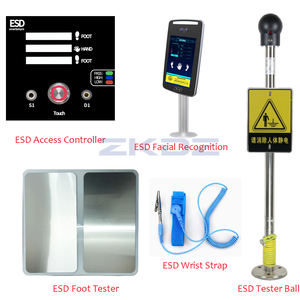 Système de <span class=keywords><strong>tourniquet</strong></span> antistatique ESD avec bracelet et testeur de chaussures – Contrôle d'accès ESD pour salles blanches - Product Image 3