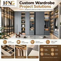 Série Luxe : Armoire contemporaine grise et beige, solution de rangement modulaire pour projets d'aménagement intérieur de condos modernes