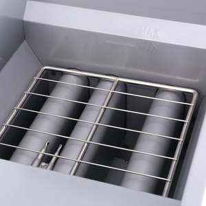 Friteuse à gaz commerciale Kingbetter à 3 tubes en acier inoxydable, capacité de 16 L, équipement de cuisine pour la friture des frites - Product Image 4