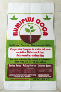 Sacs en plastique tissé PP <span class=keywords><strong>25</strong></span> kg pour engrais au nitrate de potassium, impression personnalisée, résistants à l'humidité, recyclables, emballage agricole - Product Image 1