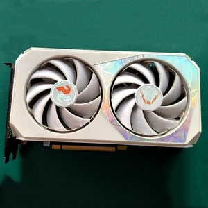 GeForce RTX 3060 Ti 8GB GDDR6 Dual Fan <b>White</b> <b>Graphics</b> <b>Card</b> PCIE4.0 X16 Desktop Gaming GPU - Product Image 1