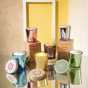 Velas de Cúpula con Diseño de Cielo Estrellado, Regalos de Cumpleaños Románticos DIY, Frascos de Vidrio Hechos a Mano, Fabricante Mayorista - Product Image 6