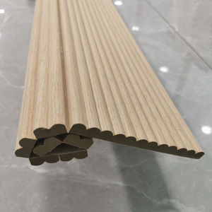 Pannello Acustico 3D Flessibile <span class=keywords><strong>in</strong></span> <span class=keywords><strong>Legno</strong></span> Curvato per Hotel e Appartamenti, Soluzione di Design Grafico Insonorizzante - Product Image 2