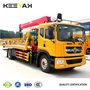 <span class=keywords><strong>Precio</strong></span> de Fábrica, Camión de Remolque Dongfeng 4x2 de 5 Toneladas, Camión de <span class=keywords><strong>Plataforma</strong></span> <span class=keywords><strong>con</strong></span> Grúa, 6 Ruedas, Cabina Sencilla, Camión de Asistencia en Carretera - Product Image 2