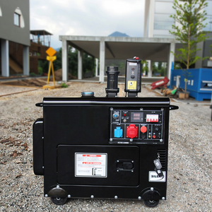 เครื่องกำเนิดไฟฟ้าดีเซลแบบพกพา 5KW/5KVA 7KW/7KVA ระบบเฟสเดียว/สามเฟส 50HZ/60HZ 10KVA 10KW 240V แบบเงียบ พร้อมตัวเลือก ATS 110V/220V/380V - Product Image 1