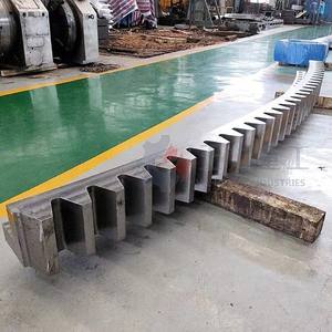 Factory Processed Rotary Drive Gear Ring Segmented Arc Rack Component for Earth-Moving Machinery Electric Shovel & Dragline - Product Image 4
