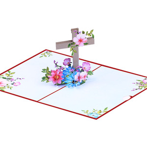 Christening Chéo Đầu tiên thánh Hiệp thông Đảng ủng hộ laser cắt Thiệp mời cho christening baptism thiệp chúc mừng - Product Image 3