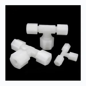 Union For Plastic Pipe PVDF Tee Unions PVDF High Quality Wholesale China Big Factory Good Price Connector