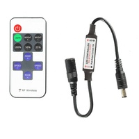 Contrôleur de néons LED sans fil RF 12V12A avec télécommande, mini variateur pour enseignes LED