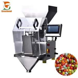 High Efficiency Sugar Coffee Salt Pellet Packaging 1-head Automatic Industrial Machinery Quantitative Weighing Filling Machine