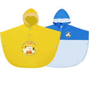 <span class=keywords><strong>Chubasquero</strong></span> personalizado para niños, Poncho para estudiantes de escuela primaria, Jersey, diseño <span class=keywords><strong>sin</strong></span> <span class=keywords><strong>mangas</strong></span>, Poncho para niños impreso personalizado - Product Image 1