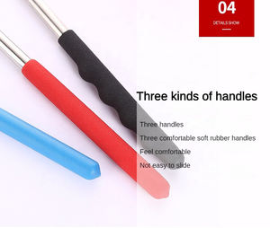 Portátil extensível telescópico urso garras Metal Voltar Scratchers/Mão Massager/Backslap com alças de borracha - Product Image 5