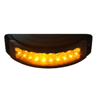 Luz de Advertencia de Superficie de 180 Grados, DC10-30V, Luz Estroboscópica de Emergencia LED para Ambulancia, Luz Frontal para Motocicleta