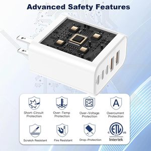 เครื่องชาร์จ USB C 60W PD 3.0 ชาร์จเร็วสำหรับไอโฟน ไอแพดแท็บเล็ต - Product Image 4