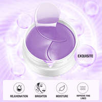 Marque privée Traitement au collagène de raisin Patch pour les yeux Hydratant hydrogel Anti-poches Feuille sans silicone Beurre de karité Fourniture OEM