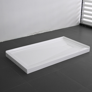 CUPC 60x36 pulgadas Acrílico Alcoba <span class=keywords><strong>de</strong></span> 2 paredes Umbrales dobles <span class=keywords><strong>Ducha</strong></span> blanca Bandeja blanca/sartén Precio barato Características populares para Baño - Product Image 4