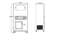 Distributeur automatique de glace commerciale 180 kg/24h, distributeur automatique de glaçons en libre-service avec ensachage automatique pour les entreprises