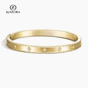 Luxeora vendita calda 0.15ct laboratorio sviluppato bracciale di diamanti 14k 18k oro massiccio per gli uomini e le donne per il partito & Gift IGi per Igi certificato - Product Image 1