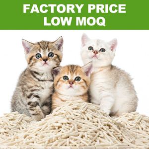 Strong Clumping Tofu Cat Litter Ultra Absorbent Long Lasting Deodorization Flushable Plant Cat Litter <b>Sand</b> OEM Wholesale - Product Image 1