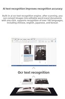 Scanner de documents haute vitesse CZUR A3 Aurapro, machine de numérisation de livres sans démontage, USB, garantie 1 an, ET25pro, version internationale