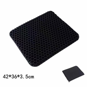 <span class=keywords><strong>Coussin</strong></span> de siège en gel Respirant Cool Convient comme <span class=keywords><strong>coussin</strong></span> de chaise de bureau <span class=keywords><strong>Coussin</strong></span> de fauteuil roulant Grande taille Soutien solide Soulager la sciatique - Product Image 1