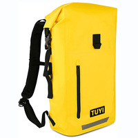Sac à dos pliable durable pour l'extérieur 2026, sac étanche en PVC, sac à dos de randonnée imperméable