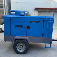 Compresseur d'air mobile diesel portable à vis 350/315FM 8bar 10bar 97KW pour la construction et le forage