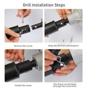 <span class=keywords><strong>Outil</strong></span> de forage agricole à essence haute puissance OEM 52cc, tarière <span class=keywords><strong>pour</strong></span> poteaux, machine de forage de terre, perceuse <span class=keywords><strong>pour</strong></span> outils de <span class=keywords><strong>jardin</strong></span> - Product Image 5