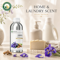 Aroma Cucian Minyak Esensial Orris (Iris Pallida) Desain Aroma Alami untuk Formula Perawatan Kain yang Segar