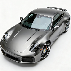 Satin Metallic Glossy <span class=keywords><strong>Gunsmoke</strong></span> Grey Fácil de limpiar Película de cambio de color Car Wrap Película de vinilo Instalación rápida - Product Image 1