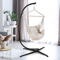 Support de chaise suspendue d'extérieur Danlong, modèle C, en acier robuste, uniquement le support pour chaise suspendue ou balançoire.