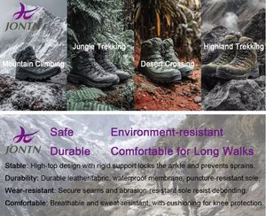 Las 10 mejores marcas botas Para caminar Montana senderismo Altas เดินป่า caminata campismo GTX hombre pelo mujer กันน้ำ - Product Image 2