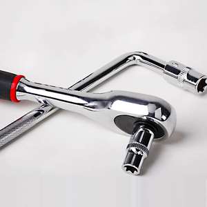 Soket E Torx wanita, Kit soket bintang torsi eksternal E10-E24 1/2 Drive baja Vanadium krom 9 buah - Product Image 4