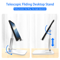 Support de téléphone Portable de bureau pliable, support de téléphone réglable pour le bureau, étui épais, support de téléphone convivial