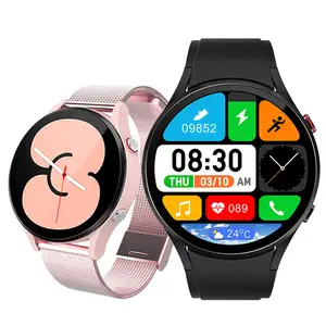 Новые умные часы с голосовым вызовом, 360*360 HD-экраном, с циферблатом для измерения температуры тела, Смарт-часы для Samsung Galaxy, женские водонепроницаемые часы