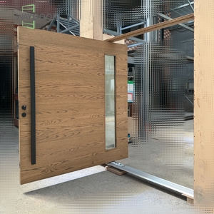 <span class=keywords><strong>Porte</strong></span> en bois massif de chêne acajou sur mesure avec motifs en verre, portes <span class=keywords><strong>d</strong></span>'<span class=keywords><strong>entrée</strong></span> principales de sécurité en bois massif, grande <span class=keywords><strong>porte</strong></span> pivotante en bois pour <span class=keywords><strong>entrée</strong></span> - Product Image 4