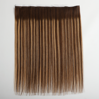 Extensions de cheveux humains Premium Remy Raw Virgin INDIAN HAIR, lisses, double épaisseur, longues, Genius Tape Weft, couleur platine blanc, doux