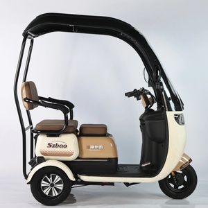 รถสามล้อไฟฟ้าเหล็กกล้าคาร์บอน 48V 20Ah กำลังไฟ 600W สำหรับผู้โดยสาร ขายดี - Product Image 3