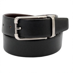 BS INTERNATIONAL <b>Men's</b> Cow Hide Genuine Leather Pin Buckle High Strength Waterproof Heavy Duty 3.8 CM 140 CM Solid Pattern Belt - Product Image 2
