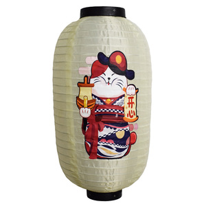 Linterna de decoración SuShi de estilo japonés, linterna colgante de gato de la suerte para restaurante - Product Image 4