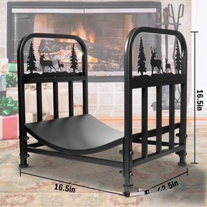 Herramienta <span class=keywords><strong>de</strong></span> chimenea <span class=keywords><strong>de</strong></span> estilo americano, <span class=keywords><strong>de</strong></span> madera <span class=keywords><strong>de</strong></span> Metal estante <span class=keywords><strong>de</strong></span> almacenamiento, estante <span class=keywords><strong>de</strong></span> <span class=keywords><strong>leña</strong></span> para interiores y exteriores, almacenamiento interior - Product Image 4