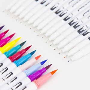 Marché professionnel facile à mélanger <span class=keywords><strong>aquarelle</strong></span> stylo ensemble 120 couleurs <span class=keywords><strong>double</strong></span> tête <span class=keywords><strong>feutre</strong></span> <span class=keywords><strong>pointe</strong></span> marqueurs d'art non effaçables avec vente en gros - Product Image 3