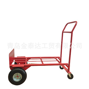 Chariot pliant à quatre roues 1610x610x450mm, chariot à outils monocouche pour la manutention logistique - Product Image 2
