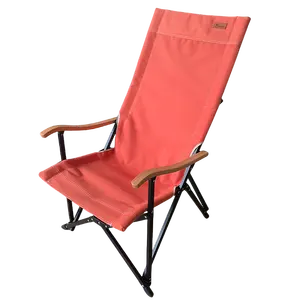 Chaise pliante à dossier haut oversize ourora Chaise de camping pour l'extérieur avec sites sportifs