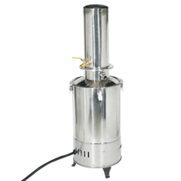 Machine de Production d'Eau Distillée pour Laboratoire 5L/10L/20L, Appareil de Distillation d'Eau Industriel en Acier Inoxydable
