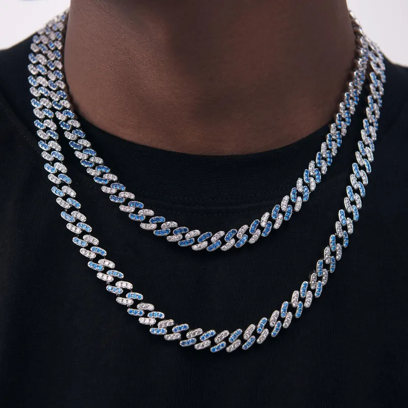 Yobetter Factory outlet affordable iced out Jewelry iced out prong classic Cuban link Women charm choker necklace