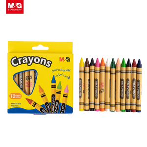<span class=keywords><strong>M</strong></span> & G Art Krayon Set Jumbo 12 Dalam 1 Krayon Berbasis Air Dapat Dicuci Ergo Segitiga Pelajar Sekolah Anak-anak Alat Tulis Krayon - Product Image 2