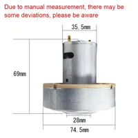 Moteur d'aspirateur DC 545 222V 120W IE1 à roulement à billes, pièces de micro-électroménager, souffleur d'air